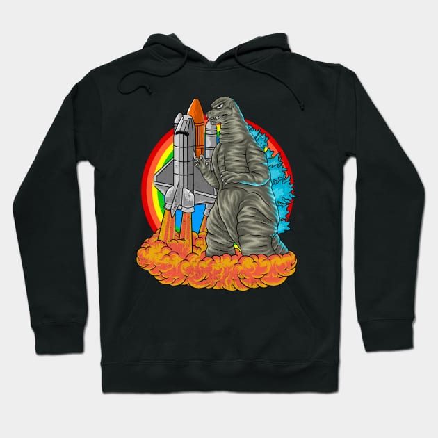 roket zilla Hoodie by terror machine std